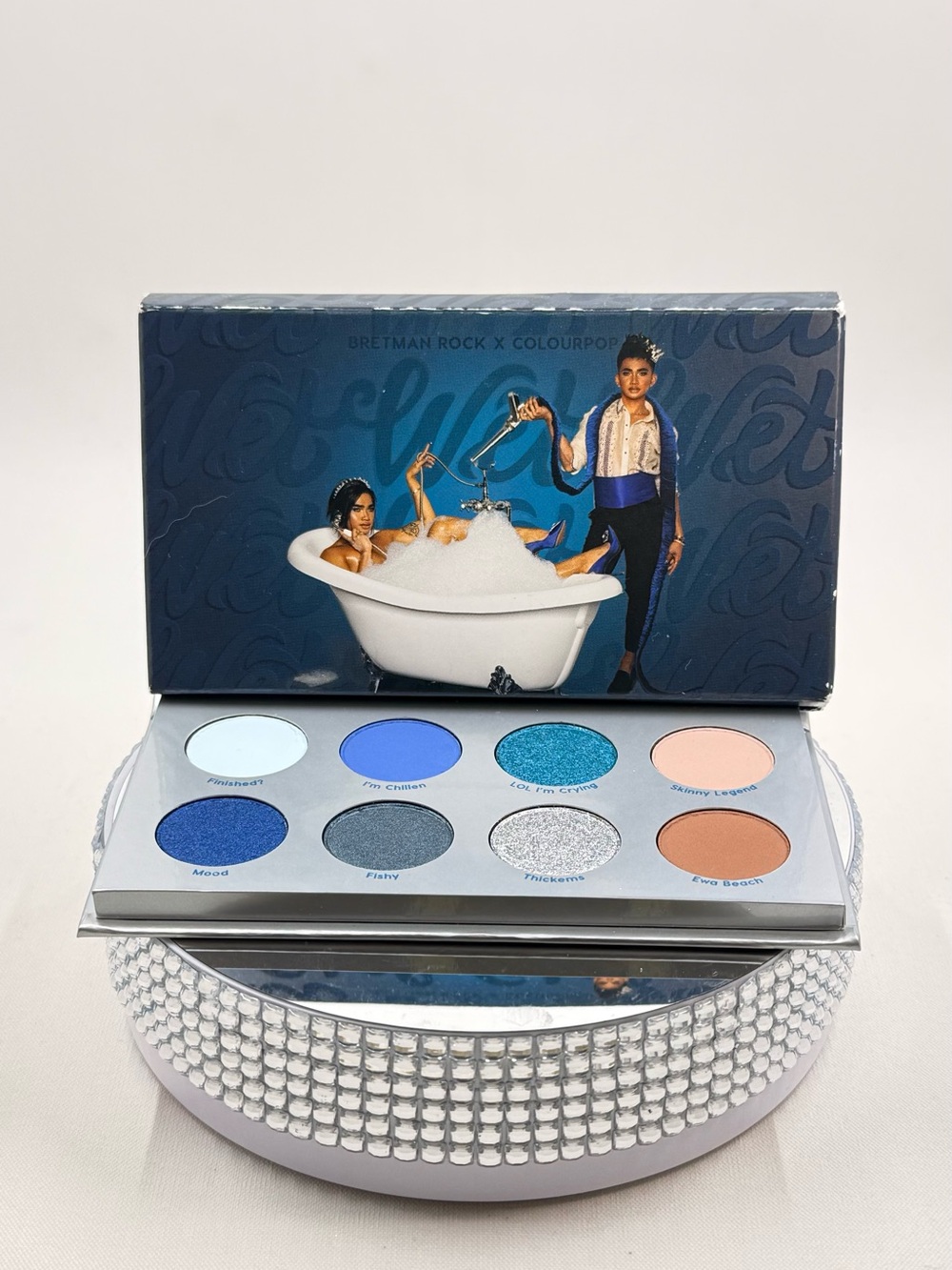 Colourpop Blue & Peach Eyeshadow Palette BNIB